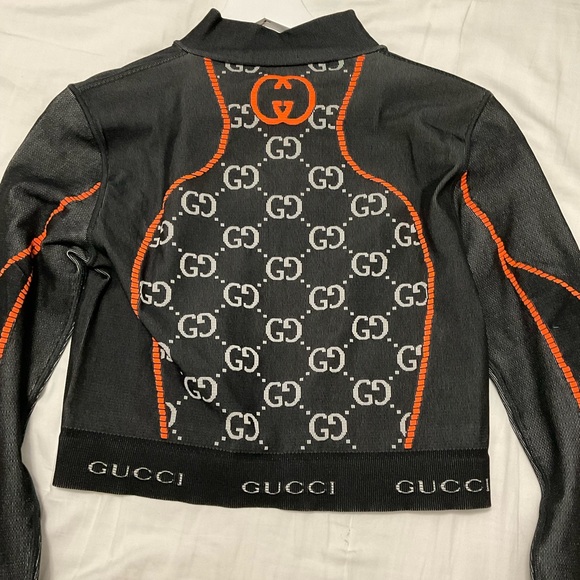 Gucci GG Jersey Jacquard
Cropped Top black size  large - Picture 2 of 6